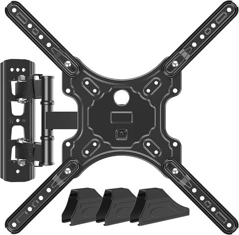MOUNTUP TV Wall Mounts TV Bracket for Most 26-60 Inches TVs, Full Motion TV Wall Mount with Swivel and Extend 19 Inch, TV Mount with Swivel Articulating Support, Max VESA 400x400mm, MU0009 in Saudi Arabia