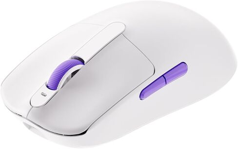 ماوس الألعاب اللاسلكي Akko Dash Max، معدل استطلاع 8K مع مستشعر PAW3395، 26000 نقطة في البوصة، 40 جرام خفيف الوزن للغاية، مفاتيح بصرية مخصصة Akko، BT/2.4G/ماوس كمبيوتر سلكي متماثل، أسود in Kuwait