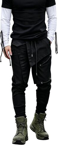 بنطال MOKEWEN الرجالي Jogger Cargo Techwear للكاحل كاجوال مع جيب in Saudi Arabia