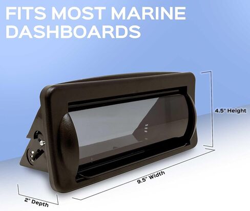جهاز استقبال الوسائط الرقمية Clarion M508 Single DIN مع بلوتوث مدمج مع مجموعة تثبيت راديو CAMC1B Marine Single DIN مع غطاء قابل للسحب (أسود) in Kuwait