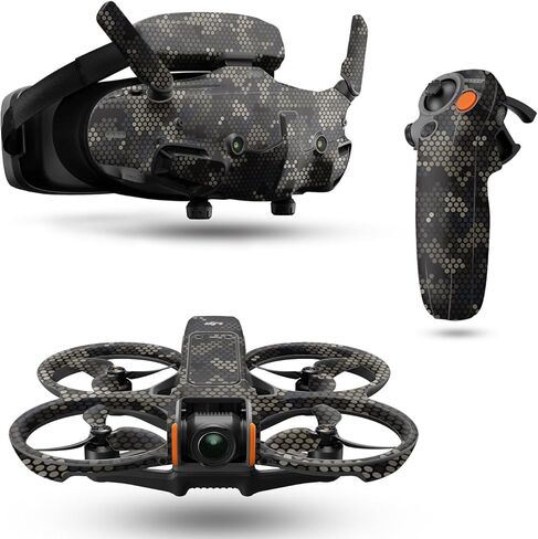 غلاف الطائرة بدون طيار متوافق مع حزمة DJI Avata 2 (2024) - نقاط مموهة - غطاء لاصق واقٍ من الفينيل 3M ممتاز - سهل الاستخدام | صُنع في الولايات المتحدة الأمريكية بواسطة MightySkins in Kuwait
