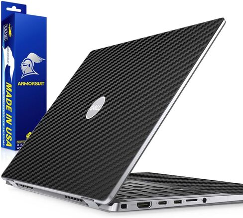 غلاف من الفينيل مصنوع من ألياف الكربون باللون الأسود من ArmorSuit MilitaryShield لجهاز Dell Latitude 9420/9430 (14 بوصة) in Kuwait