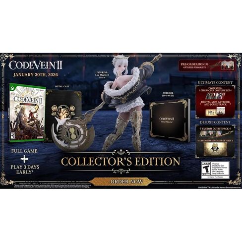 إصدار CODE VEIN II لهواة التجميع لأجهزة إكس بوكس in Kuwait