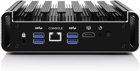 Firewall Industrial Mini PC Inṭel Core 3865U(15W) 6X 2.5 GbE i211AT LAN, AES-NI, 4GB DDR4 128GB MSATA Router Network Security 4XUSB3.0/VGA/HD/Wi-Fi in Kuwait