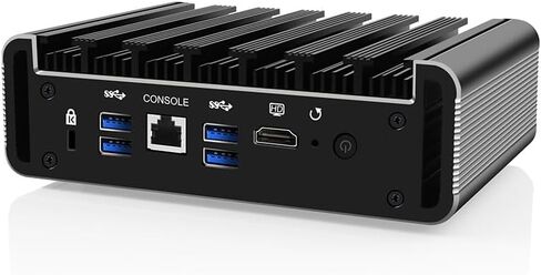 Firewall Industrial Mini PC Inṭel Core 3865U(15W) 6X 2.5 GbE i211AT LAN, AES-NI, 4GB DDR4 128GB MSATA Router Network Security 4XUSB3.0/VGA/HD/Wi-Fi in Kuwait