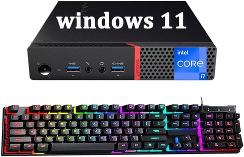 Lenovo ThinkCentre M900 Mini PC Desktop, Win 11 Pro Computer PC Micro, Intel i7 Processor Core i7-6700, 8GB RAM, 256GB SSD, DisplayPort (Renewed) in Saudi Arabia