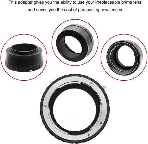 حلقة محول عدسة CY-EOS M لـ Contax/لعدسة Yashica CY Mount ولكاميرا Canon EOS EF-M Mount Mirrorless حلقة محول عدسة معدنية حلقة محول التركيز اليدوي in Kuwait