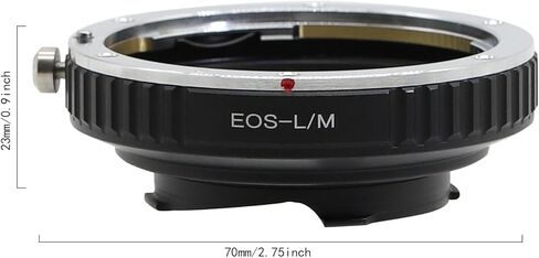 حلقة محول العدسة EOS EF-LM لعدسة تركيب Canon EOS EF ولكاميرا Leica M Mount حلقة محول العدسة المعدنية حلقة محول التركيز اليدوي in Kuwait