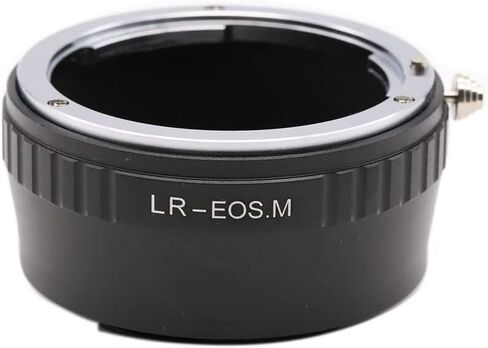 حلقة محول العدسة LR-EOS M لعدسة Leica R Mount وكاميرا Canon EOS EF-M Mount Mirrorless حلقة محول العدسة المعدنية حلقة محول التركيز اليدوي in Kuwait