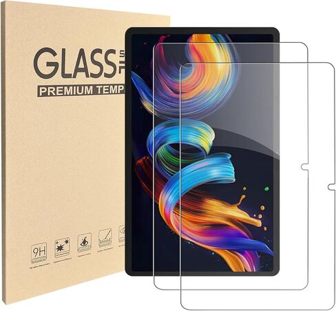 واقي شاشة مكون من قطعتين لجهاز TCL NXTPAPER 11 Gen 2 Android Tablet مقاس 11 بوصة، طبقة حماية من الزجاج الشفاف عالي الدقة بسطح صلابة 9H وشفافية عالية الدقة مقاومة للخدش؛ مقاومة للصدمات. مقاومة للزيت (لـ TCL NXTPAPER 11 Gen 2 (11 بوصة)) in Kuwait