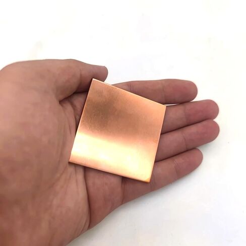Pure Copper Sheet Computer PC Laptop Notebook Red Copper Heatsink Heat Conduction Cooler Cooling Plate Block 40mm x 40mm x 1mm 3mm 5mm(Size:40x30x10mm 1pc) in Kuwait