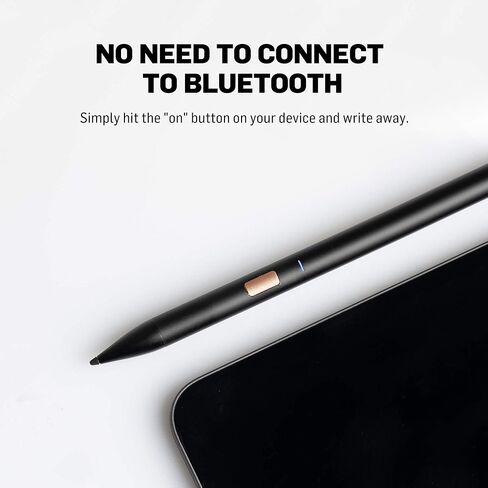 قلم ألعاب Adonit مع قلم ألعاب iPad رفض راحة اليد، عالي الدقة، لجهاز iPad Air 3rd، الجيل الرابع، iPad mini 5th، iPad 6th، 7th، 8th Gen، iPad Pro 3rd، 4th Gen، (11/12.9 بوصة) in Kuwait