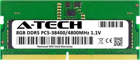 A-Tech 8GB RAM Replacement for Kingston KVR48S40BS6-8 | DDR5 4800 MHz PC5-38400 1.1V SODIMM 262-Pin Non-ECC Memory Module in Kuwait