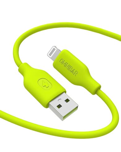 iPhone Charger Fast Charging with USB A to Lightning Cable (6FT/Soft Silicone), 2-Port GaN 35W USB C Wall Charger Block with Apple MFi Certified Lightning Cable, for iPhone 17/16/15/14/13/12 AirPods in Kuwait