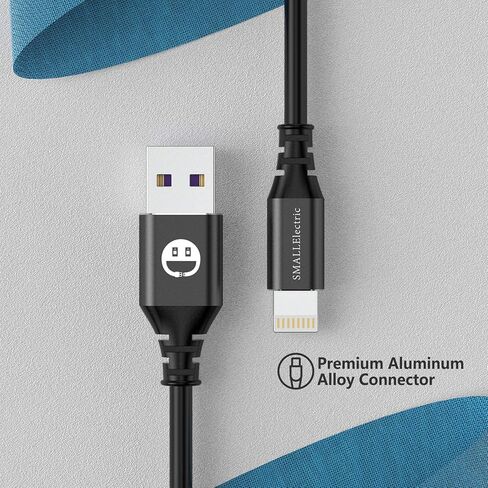 كابل USB صغير من النوع C 5 قطع سلك شحن سريع 10 أقدام + 3 قطع كابل لايتنينج لشاحن iPhone 3 أقدام in Kuwait