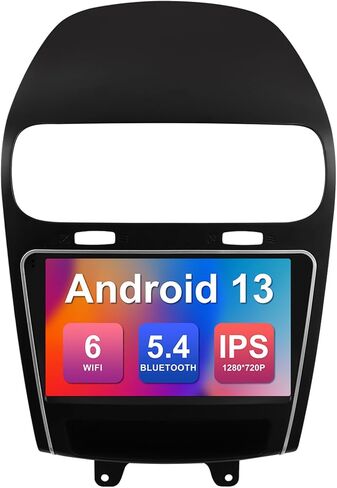 4Core+64G 9 بوصة Android 14 ستيريو سيارة لسيارة Dodge Journey 2011-2019/Fiat Freemont 2012-2014 IPS شاشة لمس راديو السيارة مع Carplay & Android Auto Support كاميرا احتياطية GPS FM Navi BT SWC 5.4 SWC in Kuwait