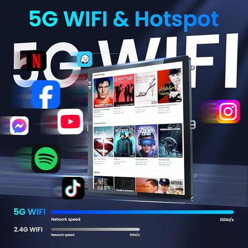 راديو سيارة 64G لسيارة Ford Focus 2012-2018: ترقية 5GWiFi شاشة تعمل باللمس ستيريو لاسلكي Carplay وAndroid Auto Bluetooth 5.0 GPS SWC Mirror Link كاميرا احتياطية in Kuwait
