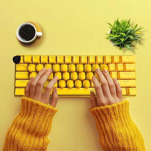 Duck Mechanical Keyboard with RGB Backlit Lighting - Wired USB-C Cute Duck Theme Keyboard with Quack Sound & Volume Control in Kuwait