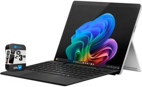 Microsoft EP2-23861 Surface Pro 11 Snapdragon X Elite 16GB/1TB Copilot + حزمة الكمبيوتر الشخصي البلاتينية (المتجددة) مع حزمة حماية محسنة CPS لمدة 3 سنوات in Kuwait