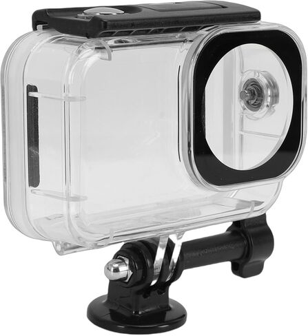 Fabater Action Camera Housing, High Transmittance Tempered Glass Upgraded 45m Sealing Case, Diving Protective Shell with Anti Fog Inserts for Osmo Action 6 Underwater Diving in Kuwait