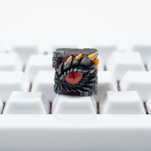 Artisan keycaps - Dragon-Eyed Resin Keycap, Multi-Layer Casting Resin 1U Size, Handmade MX Switch Compatible for Mechanical Keyboard Replacement in Kuwait