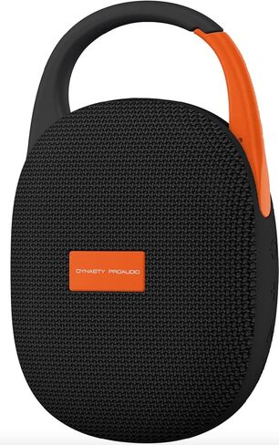 DYNASTY PROAUDIO SB-POD مكبر صوت بلوتوث محمول للغاية مع أضواء LED محيطة، IPX7 مقاوم للماء والغبار، بلوتوث 5.3، صوت عالي الدقة، صوت جهير، حلقة تسلق مدمجة، إقران ستيريو (وردي) in Kuwait