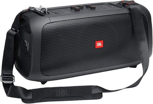 مكبر صوت JBL PartyBox On-The-Go قوي ومحمول بلوتوث للحفلات مع عرض ضوئي ديناميكي بما في ذلك غطاء الغبار الواقي من Winguard in Kuwait