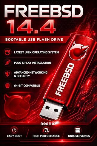 محرك أقراص فلاش USB قابل للتشغيل Freebsd 14.4 in Kuwait