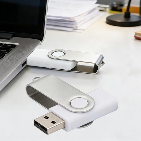 محركات أقراص فلاش USB سعة 16 جيجابايت محركات أقراص USB 3.0 محركات أقراص فلاش محركات أقراص USB كبيرة الحجم حزمة محرك أقراص الإبهام عصا الذاكرة (أبيض 1 قطعة) in Kuwait
