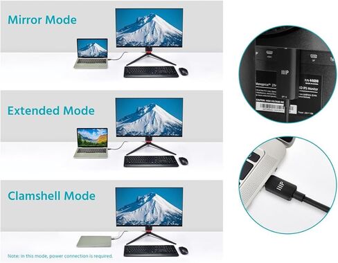 Monoprice USB-C to HDMI 2.1 Active Cable - 8K60Hz Ultra High-Speed 10ft Black in Kuwait