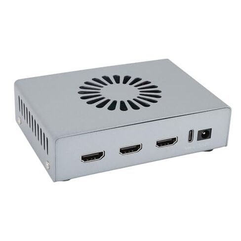DMA Fuser, HDMI Synthesizer, DMA Fuser Combiner Display Overlay, 2K 144Hz Adapter, HD 240Hz, 2 Input HDMI Output, for Financial Trading Rooms, Bank Data Centers in Kuwait