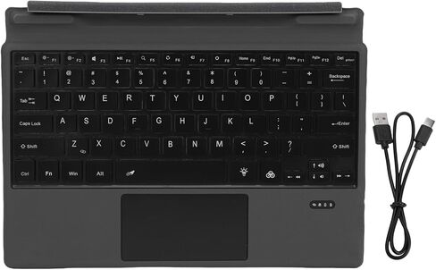 LICAEVEY Palmrest Touchpad Keyboard, OEM Replacement with Spill Resist Design and Backlit Keys, Magnetic Hinge for Latitude 7320 7310 Detachable K19M Tablets in Kuwait