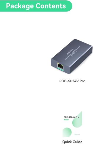 LINOVISION IEEE802.3af/at PoE to Passive 24V PoE Converter in Kuwait