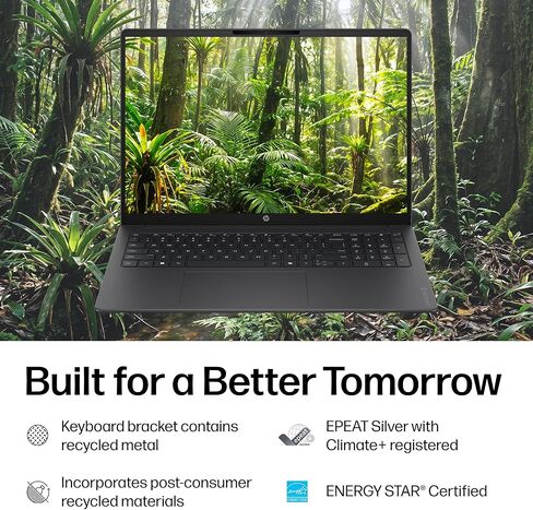 HP OmniBook 3 16 inch Laptop PC, 2K Touchscreen, AMD Ryzen 3 30, 8 GB RAM, 256 GB SSD, AMD Radeon 610M GPU, Windows 11 Home, Mica Silver, 16-by0199nr in Kuwait