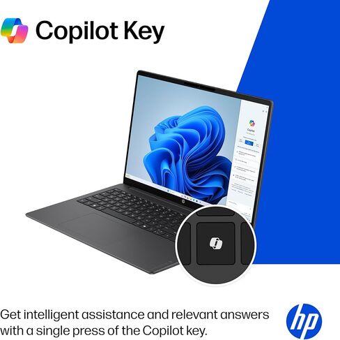 HP OmniBook 3 16 inch Laptop PC, 2K Touchscreen, AMD Ryzen 3 30, 8 GB RAM, 256 GB SSD, AMD Radeon 610M GPU, Windows 11 Home, Mica Silver, 16-by0199nr in Kuwait