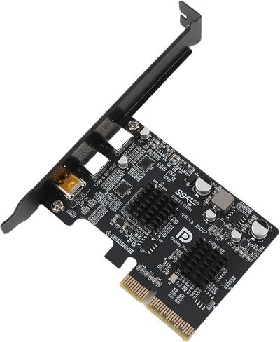 بطاقة Qinlorgo Type C PCIE، بطاقة توسيع USB 3.0 10G، فيديو DisplayPort مع 4K 60 هرتز، مثالية لأجهزة الكمبيوتر المكتبية in Kuwait