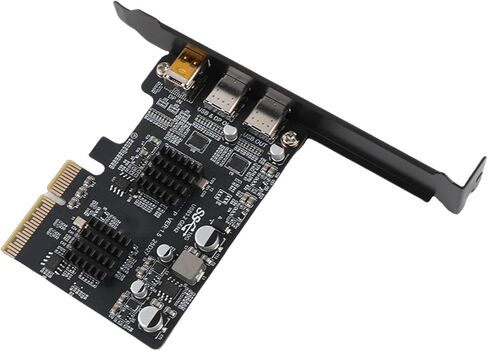 بطاقة Qinlorgo Type C PCIE، بطاقة توسيع USB 3.0 10G، فيديو DisplayPort مع 4K 60 هرتز، مثالية لأجهزة الكمبيوتر المكتبية in Kuwait