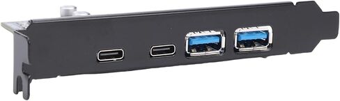 PCIE 1X to USB 3.2 Card Speedy USB 3.2 Expansion Card 4 Ports for High Power Devices for Systems in Kuwait