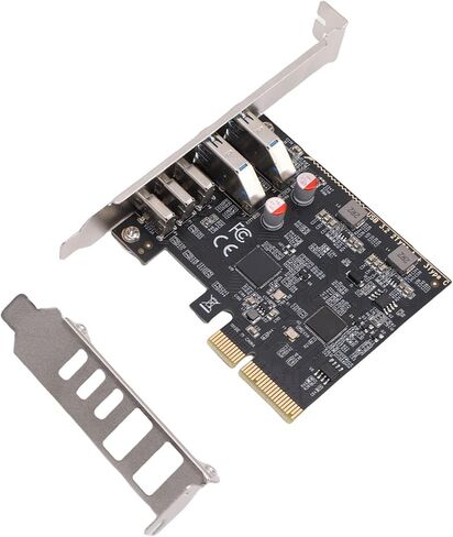 بطاقة توسيع PCIe USB 3.2 Gen 2، موزع USB بسرعة 10 جيجابت في الثانية و5 منافذ مع 3 C وA، لسماعات رأس الواقع الافتراضي لمحطة عمل SSD ونسخ احتياطي للبيانات in Kuwait