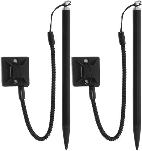 Osaladi 2-Pack Resistive Stylus Pen with Spring Rope and Fixed Base for Touchscreen Devices Precise Touch Pen for Tablets and Resistive Screens in Kuwait