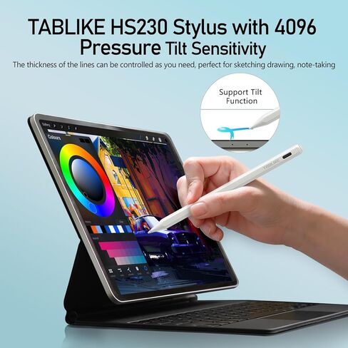 قلم USI 2.0 لجهاز Amazon Fire Max 11 Tablet، Amazon Fire HD 10 (إصدار 2023)، قلم USI Chromebook لجهاز Lenovo Chromebook Duet Pen، قلم مع شحن سريع USB-C، ضغط 4096 مستوى in Kuwait