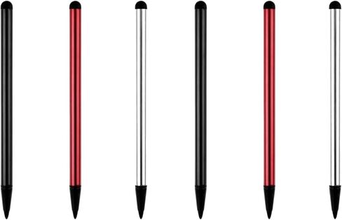 6Pcs Black，Silver and Red Universal Phone Tablet Touch Screen Pen Stylus for Android iPhone iPad Flimikun，Accessories，Stylus Pens in Kuwait