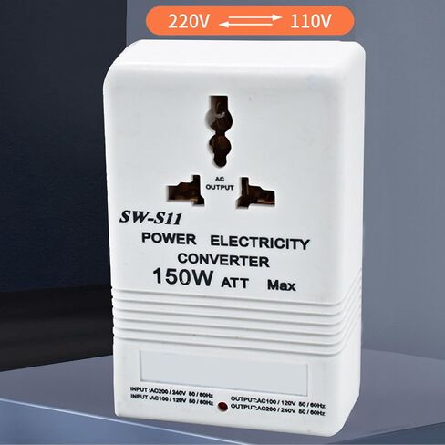 محول جهد 150 وات، محول سفر، محول طاقة AC110V/120 فولت إلى 220 فولت/240 فولت، محول جهد تصاعدي وأسفل in Kuwait