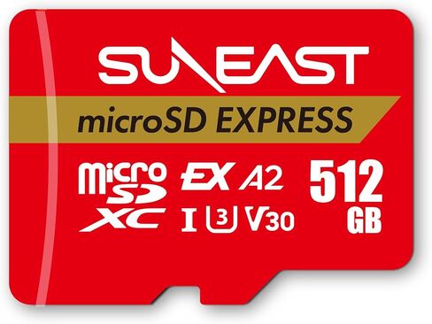 SUNEAST microSD Express 512GB Memory Card — Up to 900MB/s Read 620MB/s Write, Compatible with Nintendo-Switch 2, Class 10 U3 V30 UHS-I A1, High-Speed Storage for Gaming and 4K Video in Kuwait