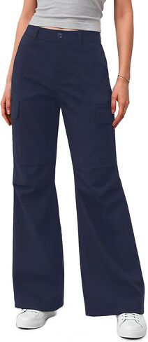 JEKAOYI Womens Cargo Pants with Pockets Quick Dry Bootcut Hiking Pants Baggy Lightweight Water-Resistant in Saudi Arabia