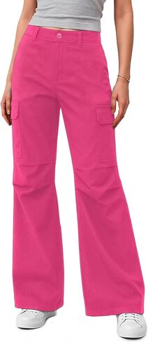 JEKAOYI Womens Cargo Pants with Pockets Quick Dry Bootcut Hiking Pants Baggy Lightweight Water-Resistant in Saudi Arabia
