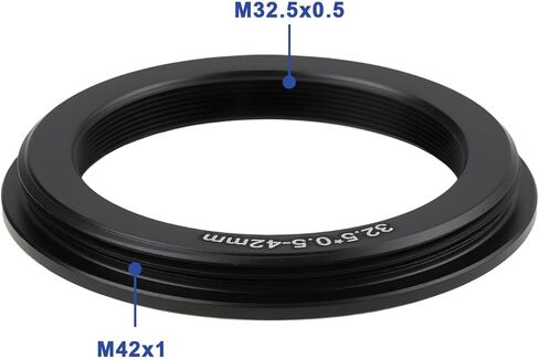 M32.5-M42 Camera Lens Flange Adapter for M32.5 x 0.5 Female Thread to M42 Male Thread in Kuwait