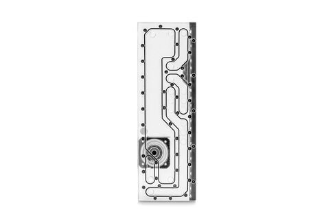 EKWB EK-Quantum Reflection 2 ROG Hyperion D5 PWM Distroplate، RGB رقمي، Plexi in Kuwait