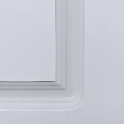 Dual CNC Crafted Modern Door 3/4" Thick 36 in. x 80 in. MDF White Barn Sliding Door with Hardware kit in Kuwait