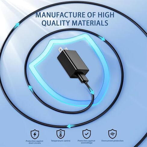 سلك طاقة متوافق مع محول شاحن Thermacell E-Series E55S E55 E55B E55L ‎E90 EL55 القابل لإعادة الشحن in Kuwait